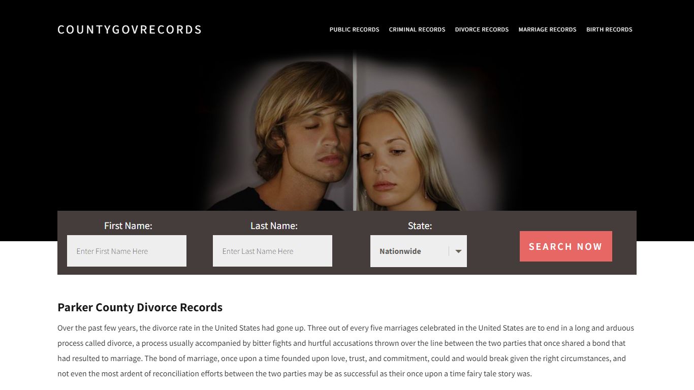 Parker County Divorce Records | Enter Name and Search|14 Days Free